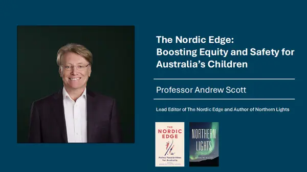 Screenshot of presentation by Professor Andrew Scott
